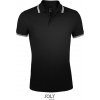 SOL´S PASADENA / Pánska polokošeľa - black/white L