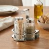 TESCOMA Classic - sklenená soľnička a korenička s držiakom na zubné špáradlá