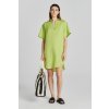 ŠATY GANT REL SS LINEN CAFTAN MATCHA GREEN