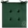 Podsedák GAJA 40x40 cm tmavozelený