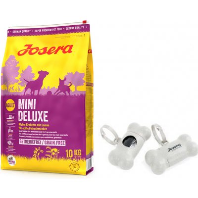 JOSERA Mini Deluxe 10kg + Kontajner na tašky + tašky GRATIS