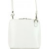 Barberinis 1702 biela dámska kožená kabelka cez rameno crossbody kabelka 17 x 16 x 8 5 cm