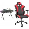 Genesis Holm 300 RGB stůl Black 120 cmx60 cm + Nitro 770 Černo-červený (NFG-0751)