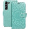 Peňaženkové puzdro Mezzo mandala zelené – Samsung Galaxy S23+ (S23 Plus)