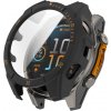 Puzdro + sklo Garmin Fenix 8 AMOLED 47mm čierno-oranžová farba