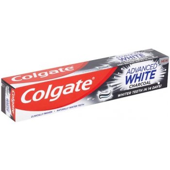 Colgate Advanced White bieliaca zubná pasta s aktívnym uhlím 75 ml