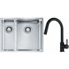 Súprava nerezový drez Franke Box 127.0369.916, kuchynská batéria Franke Lina 115.0626.055