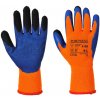 Portwest A185 Duo Therm Zateplené pracovné rukavice 12 párov oranžová/modrá 11/XXL