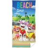 Carbotex · Plážová osuška Paw Patrol - Tlapková patrola - motív Beach Time - 100% bavlna - 70 x 140 cm