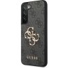 Púzdro Guess PU 4G Metal Logo Samsung Galaxy S23 sivé