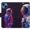 iSaprio Flip puzdro Neon Astronaut 02 pre iPhone 13 n24na02-FLP2-i13