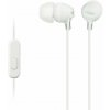 Sony sluchátka MDR-EX15AP - bílá, MDREX15APW.CE7