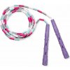 Švihadlo Katana Rope 3v1 s korálkami Vyber farbu rukovätí:: Fialové, Vyber farbu korálikov: Mint/Ružová/Biela/Sivá vhodné pre začiatočníkov
