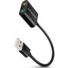 AXAGON ADA-12, USB 2.0 - externá zvuková karta, 48 kHz16-bit stereo, kovová, kábel USB-A 15 cm ADA-12