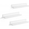 Sada 3 nástenných políc SHELFY, biela EZ0263 + záruka 3 roky zadarmo + záruka 3 roky zadarmo