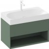 Skrinka pod umývadlo bez umývadla Ravak Lite 80 x43x45 cm grey green X000001864