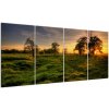 Západ slnka v krajine, obrazy (Obraz 160x80cm)