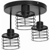 Stropné svietidlo, ISLA pevné hlavy ,rôzne úrovne AD-LD-6391BE27M, 3x60W, E27, čierna ORNO