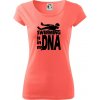 Swimming is in my DNA - Dámske tričko Pure - 2XL ( Korálová )