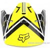 Fox V1 Rockstar visor black/yellow, čierno žltá, one size