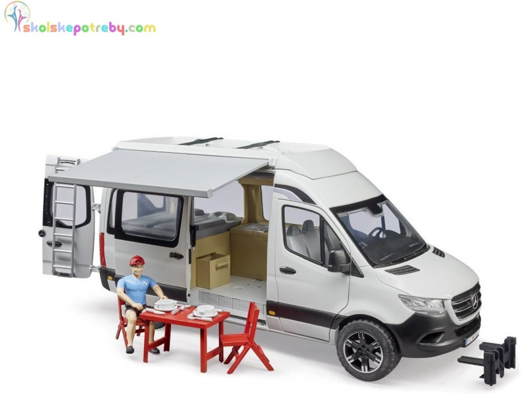 Bruder 2672 Mercedes-Benz Sprinter Camper s figurkou