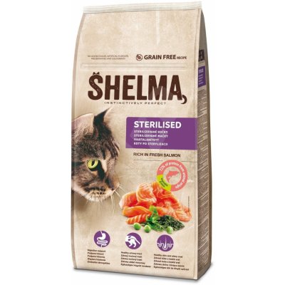 Shelma s lososom pre mačky 8 kg