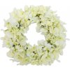 Umelý veniec Hortenzia biela, pr. 24 cm