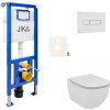 Cenovo zvýhodnený závesný WC set Jika do ľahkých stien / predstenová montáž + WC Ideal Standard Tesi SIKOJSTES1