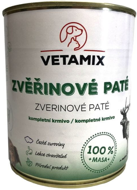 Vetamix Zverinové paté 6 x 850 g