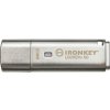Kingston IronKey Locker+ 50 64GB strieborná / Flash Disk / USB 3.2 Gen 1 - (USB-A 3.0) (IKLP50/64GB)
