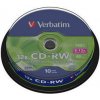 VERBATIM CD-RW 80min. 8-12x, 10 cake