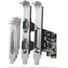 AXAGON PCEA-PSN, PCIe radič - 1x paralelný (LPT) + 2x sériový port (RS232) 250 kbps, vrátane. LP 1023457