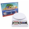 Váha kuchyňská 7 kg digitální bílá eng-065