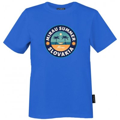 Mirau chlapčenské tričko Summer royal blue