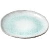MIJ Jedálenský tanier AQUA SPLASH 30 cm modrá keramika