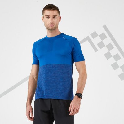 Kiprun priedušné bežecké tričko Care s krátkym rukávom modré