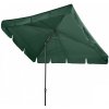 Doppler SUNLINE WATERPROOF 260 x 150 cm – naklápací slnečník tmavo zelená (kód farby 812), 100 % polyester