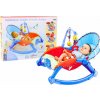 Lean Toys ležadlo s vibráciami 3 v 1 zelenomodrá