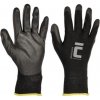 CERVA Rukavice nylónové BUNTING BLACK, veľ. 8/M