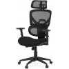 Autronic KA-Q8203 BK Kancelárska stolička, synchrónny mechanizmus, čierna látka, KA-Q8203 BK