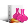 Armony - rabbit shape vibration magnetic nipple clamps pink