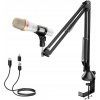 Tonor Mikrofón Dynamický USB Typ C RGB pre hry s podcastmi YouTube Karaoke