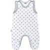 Dojčenské dupačky New Baby Classic II sivé s hviezdičkami, veľ. 50