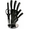BERLINGERHAUS Sada nožov v stojane 8 ks Black Silver Collection (BH-2565)