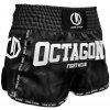 Muay Thai trenky - Octagon - Fight Wear - čierne/biele