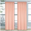 Mondo Italia Hotový záves na riasiacej páske Heaven lososový Korálová, lososová 140x160 cm