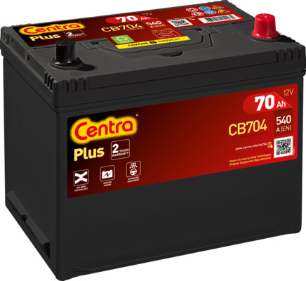 Centra Plus 12V 70Ah 540A CB704