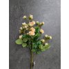 lacne-dekoracie.sk Kvet RUŽA 115C výška 80cm (kvet 2-3cm) MARHUĽOVÁ