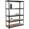 Mamutex Standard Regál 1800 x 1200 x 600 mm 5 políc čierny