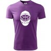 Florbal maska - Pánske tričko Fantasy športové - L ( Fialová )